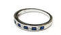 Sapphire Cubic Zirconia Silver Ring