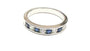 Sapphire Cubic Zirconia Silver Ring