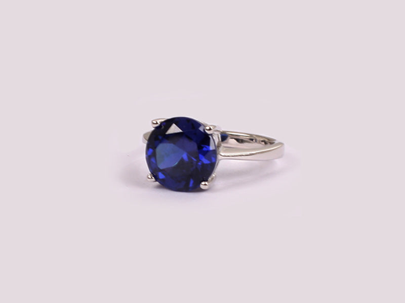 Sapphire Cubic Zirconia Ring