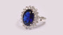 Sapphire Cubic Zirconia Ring
