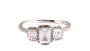 White Cubic Zirconia Ring.