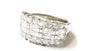 White Cubic Zirconia Ring.