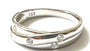 White Cubic Zirconia Ring.