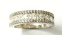 A White Cubic Zirconia Silver Ring
