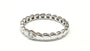 White Cubic Zirconia Silver Heart Design Ring