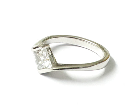 White Cubic Zirconia Ring