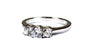 A White Cubic Zirconia Ring