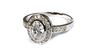 A White Cubic Zirconia Ring