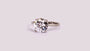 A White Cubic Zirconia Ring