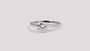 A White Cubic Zirconia Ring