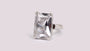 A White Cubic Zirconia Ring