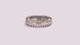 A White Cubic Zirconia Ring