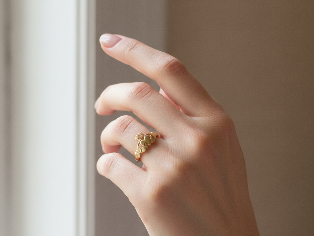 9CT Yellow Gold Ring Heavy Weight Gents