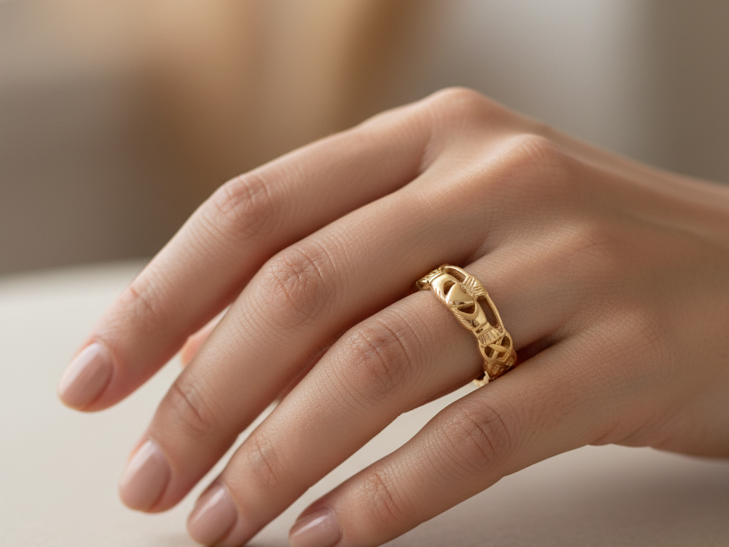9CT Yellow Gold  Ring.