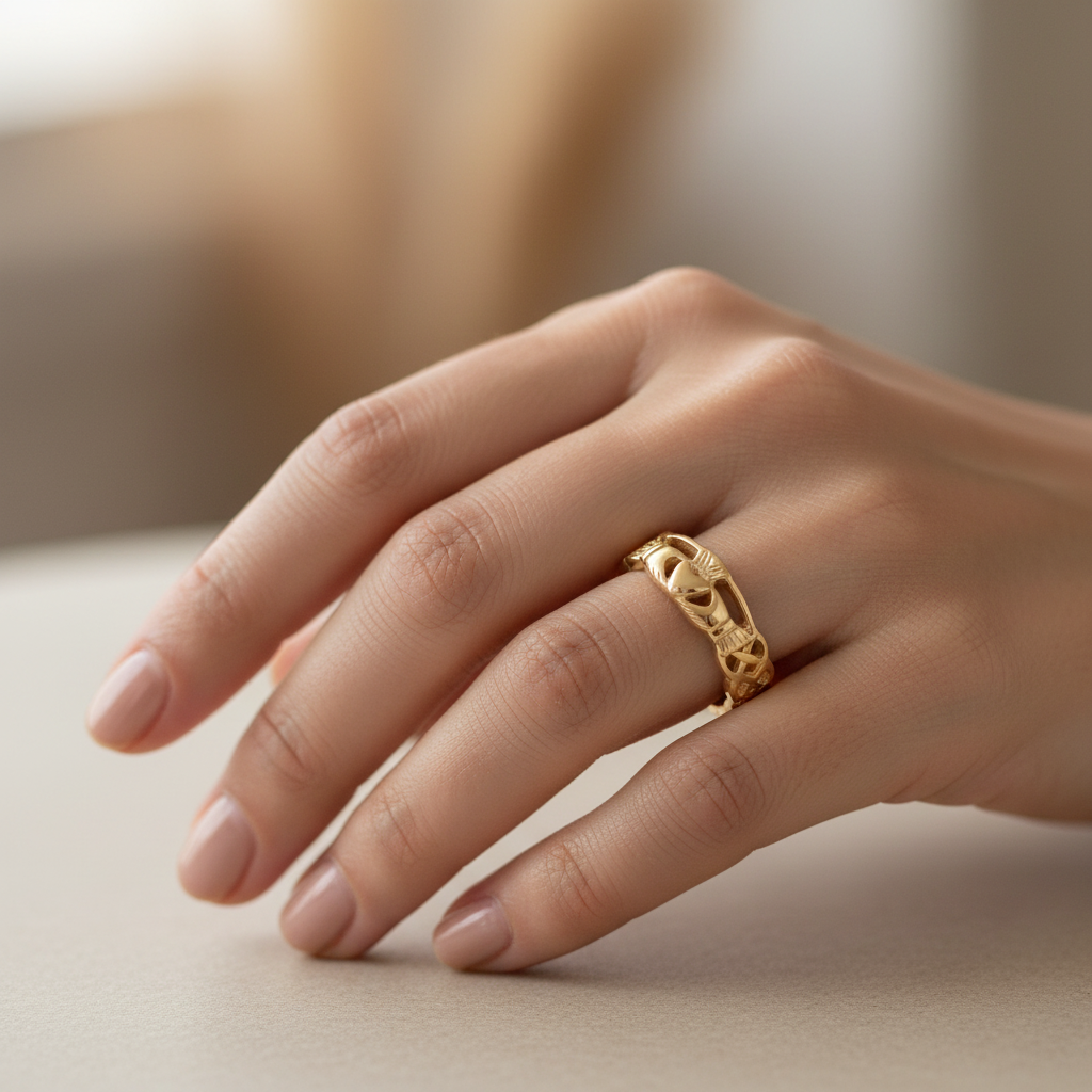9CT Yellow Gold  Ring.
