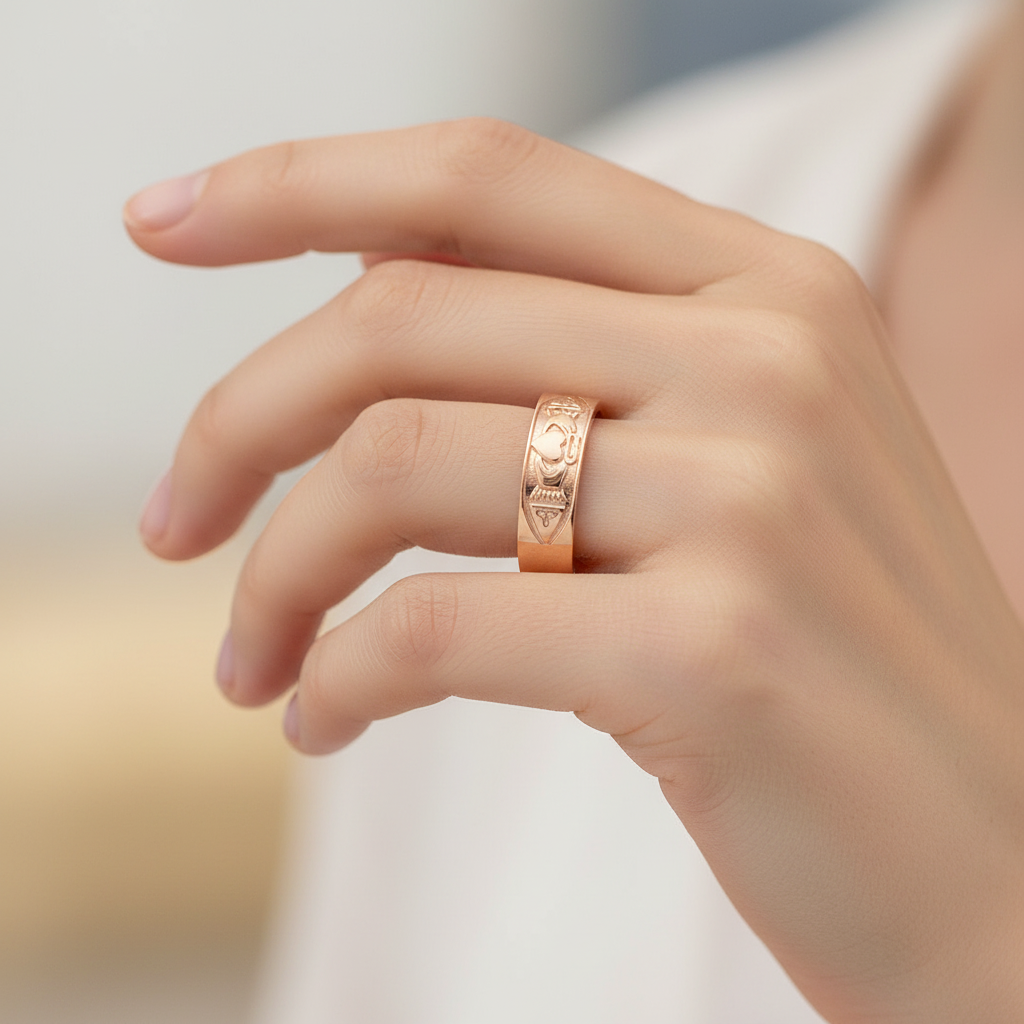 9CT Yellow Gold 5MM Ring.