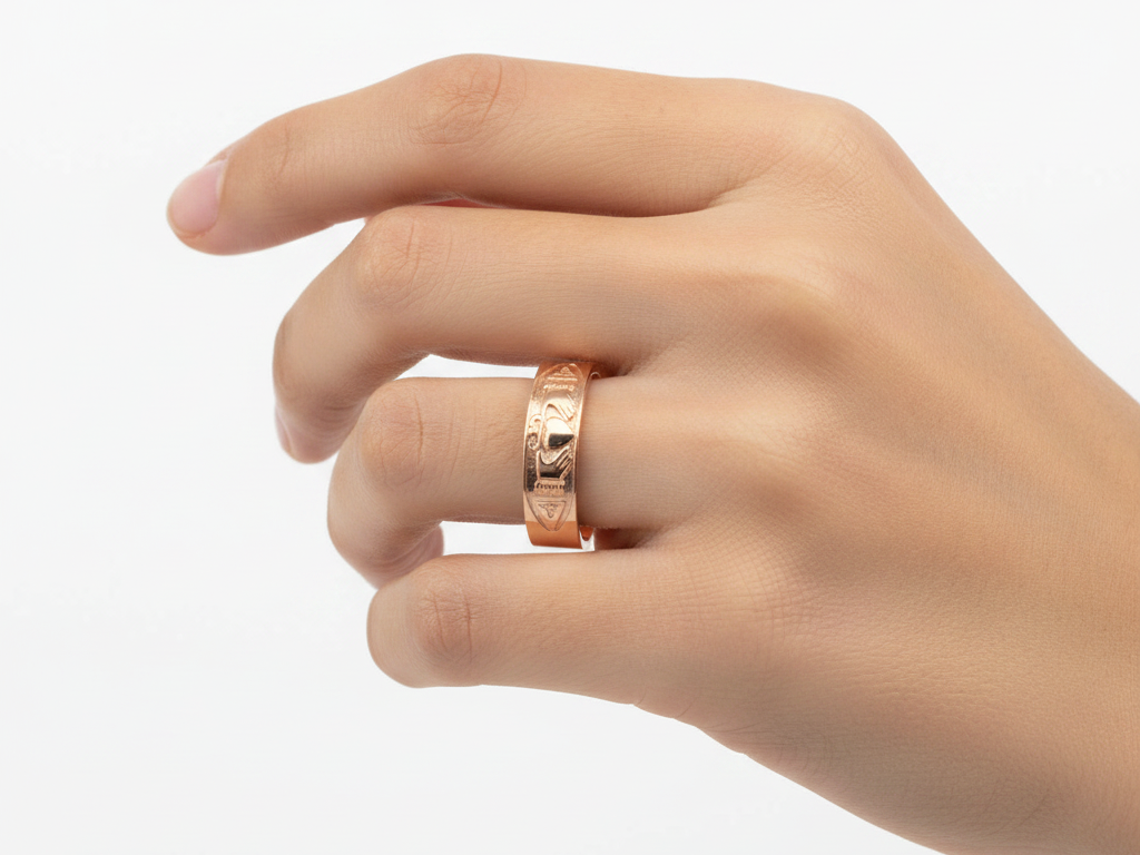9CT Yellow Gold 6MM Ring.