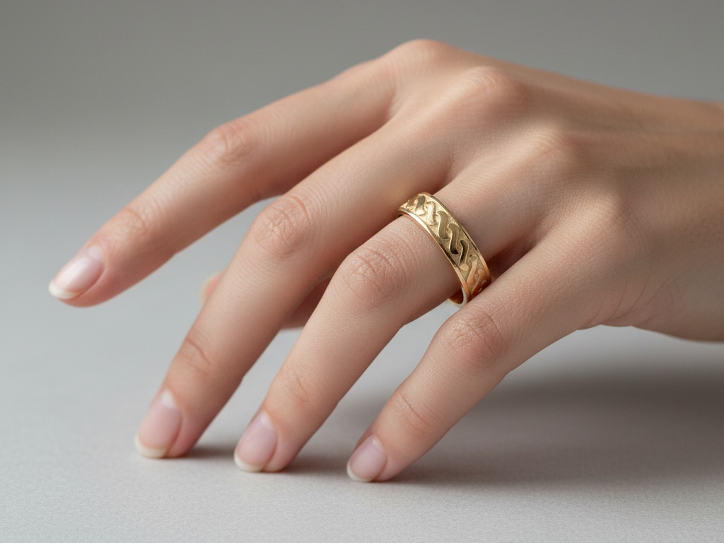 9CT Yellow Gold  Ring.