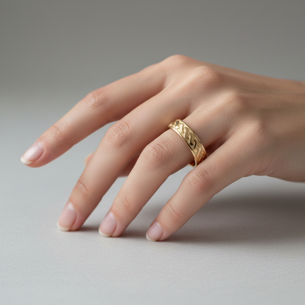 9CT Yellow Gold  Ring.