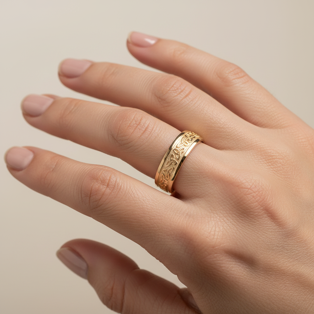 9CT Yellow Gold  Ring.