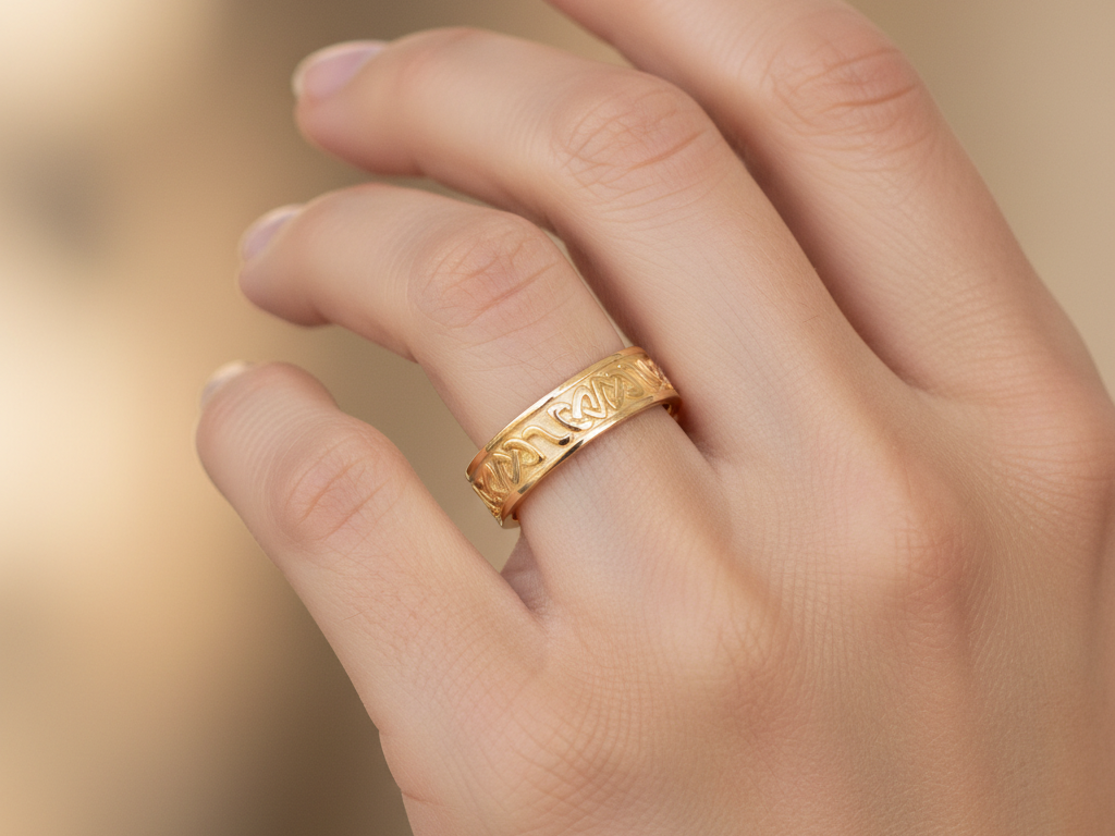 9CT Yellow Gold  Ring.