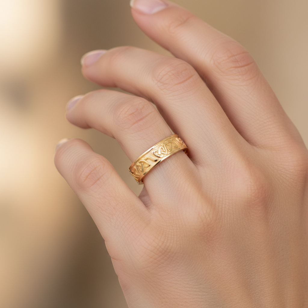 9CT Yellow Gold  Ring.