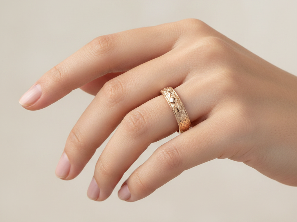 9CT Yellow Gold Ring.