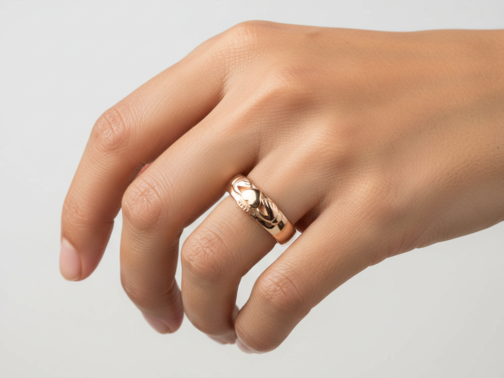 9CT Yellow Gold Ring.