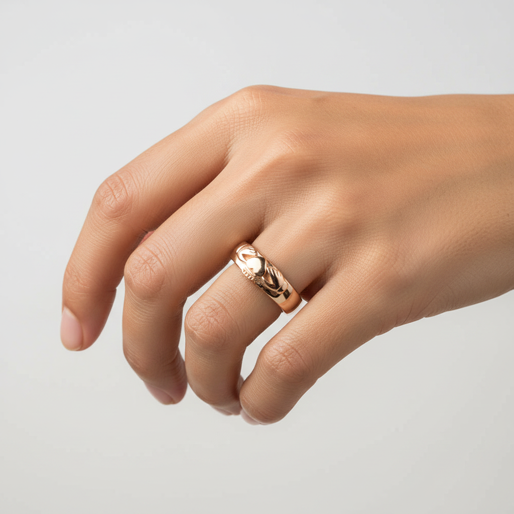 9CT Yellow Gold Ring.