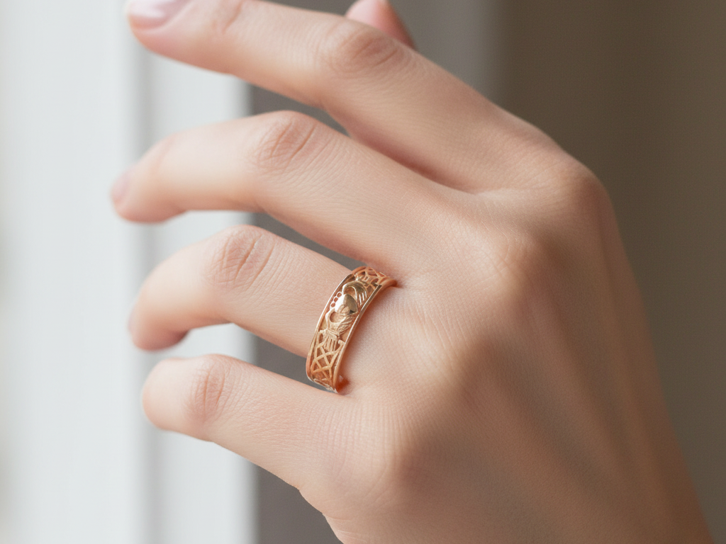 9CT Yellow Gold Ring.