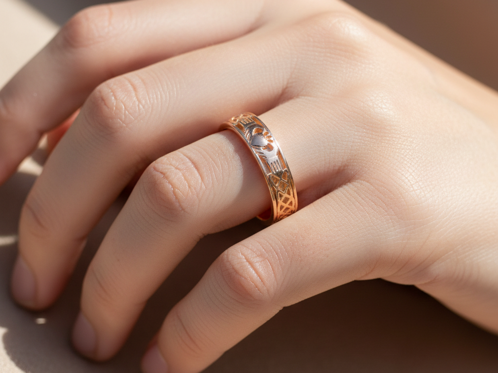 9CT Yellow Gold Ring.