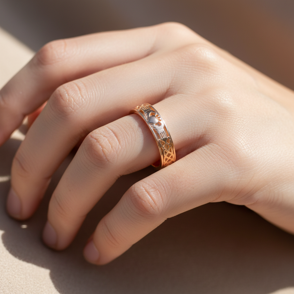 9CT Yellow Gold Ring.