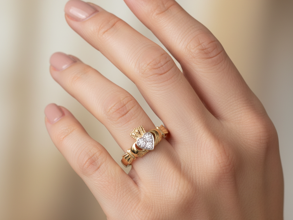 9ct Yellow Gold Ring.