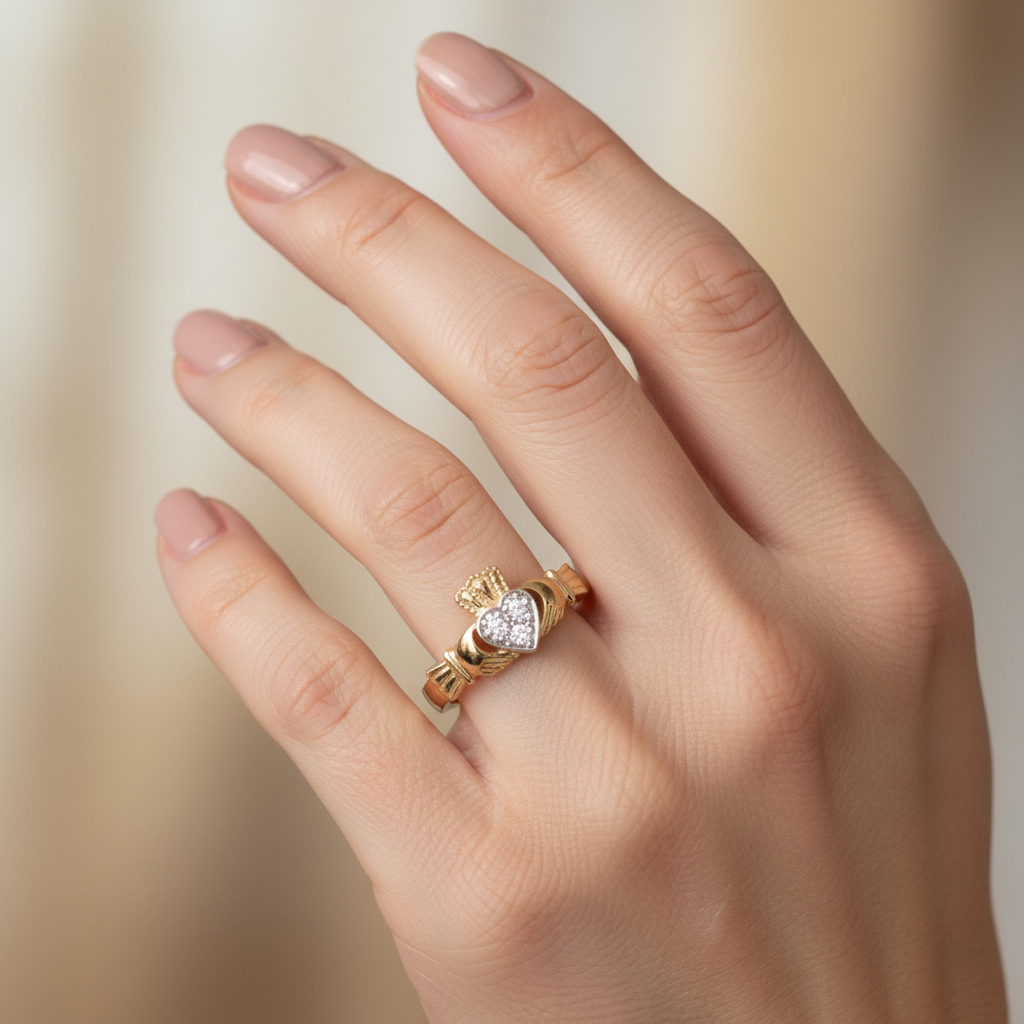 9ct Yellow Gold Ring.