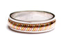 Celtic Design Three Tone Silver Ring