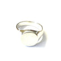 Silver Ring H/W  12X12MM