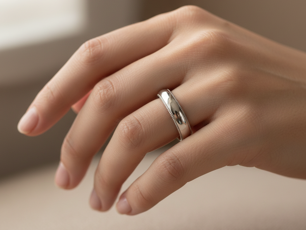 Silver Ring 4MM