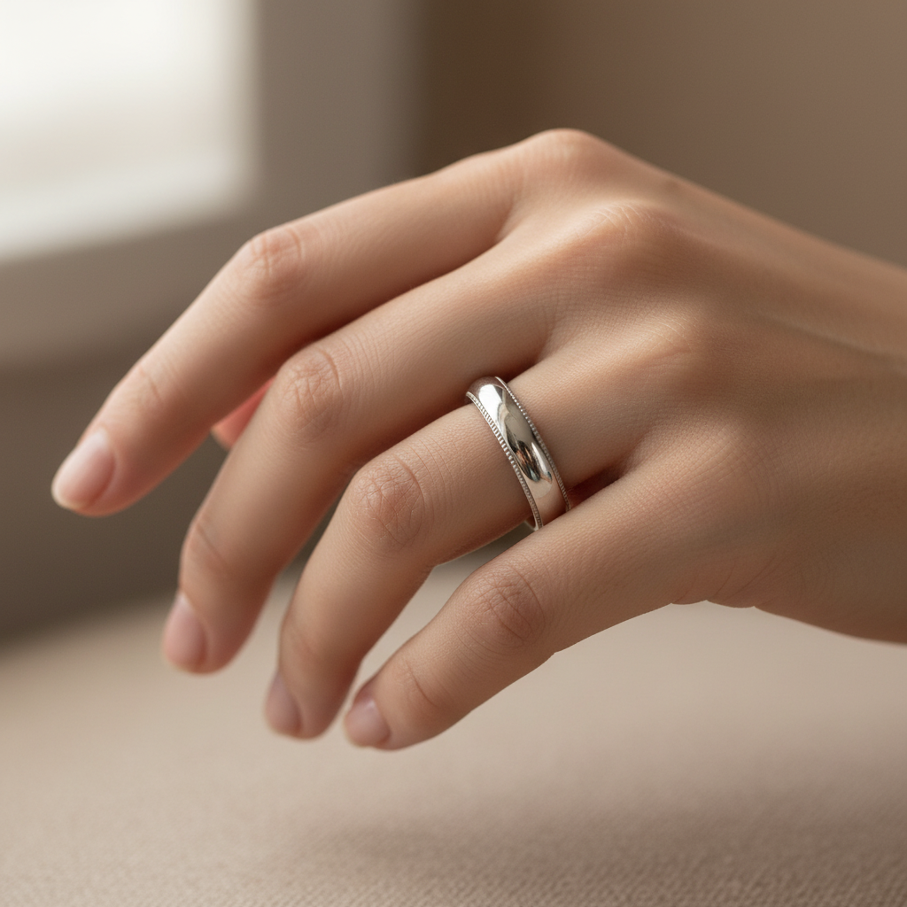 Silver Ring 4MM