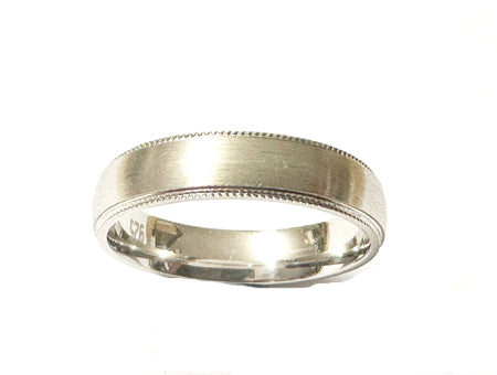 Silver Ring 5MM Matt