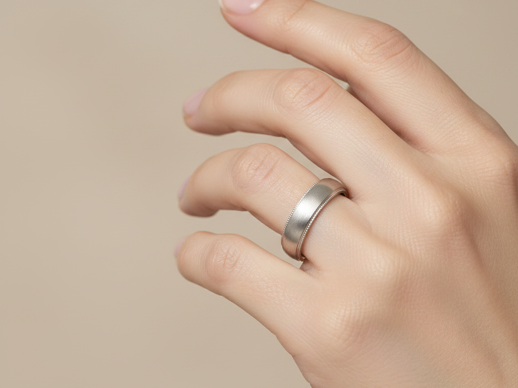 Silver Ring 5MM Matt