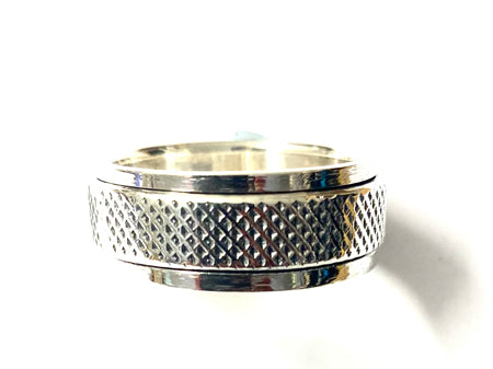 New Silver Spinner Ring