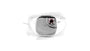 Silver Ring With White Cz Stone.