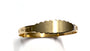 Rolled Gold Crinkle Plated Bangle