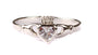 9ct White Gold Ring.