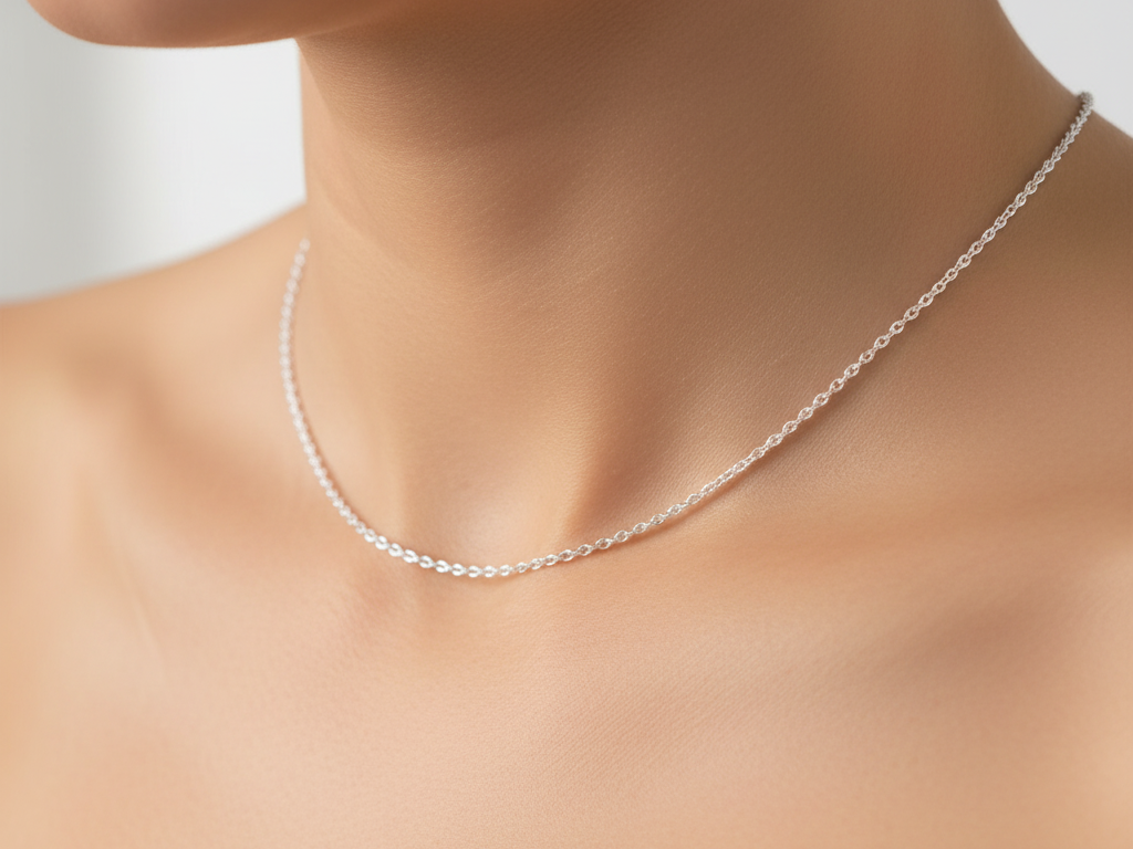 Round Belcher Silver Chain