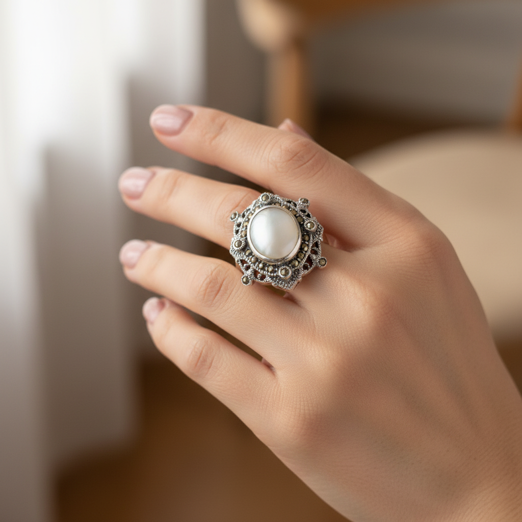 Marcasite Ring
