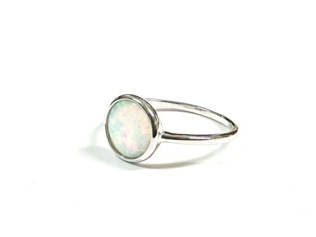 Opal  Silver Ring