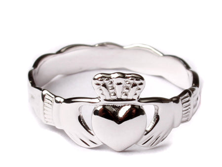 9CT White Gold Ring.