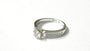 9ct White Gold Cubic Zirconia Ring