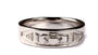 9CT White Gold 5MM Ring.